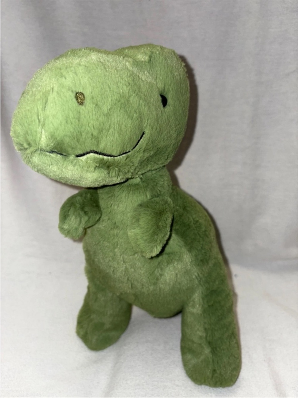 Retired Jelly Cat Fossily T Rex Green Dinosaur Stuffed Animal